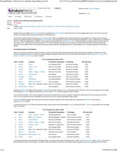 EvaluatePharma - Biotech se...