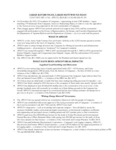 Government of the Philippines / Casiguran /  Aurora / Edgardo Angara / Aurora / Special economic zone / Philippines / APECO / Economy of the Philippines