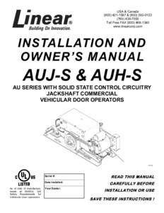 USA & Canada[removed] &[removed][removed]Toll Free FAX[removed]www.linearcorp.com