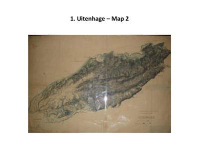 1. Uitenhage – Map 2  2.Sketch map 4 plan of the North-Eastern Frontier – Map 4 3. Eastern frontier – Map 7