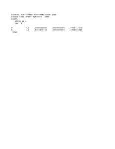 $CONTRL SCFTYP=RHF RUNTYP=HESSIAN $END $BASIS GBASIS=STO NGAUSS=3 $END $DATA STO3G NH3 CNV 3 N