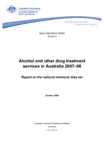 Alcohol and other drug treatment services in Australia[removed]: report on the National Minimum data Set (full publication) (AIHW)