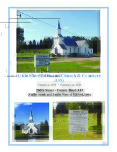 Little Sioux Lutheran Church & Cemetery (LSX) Church est. 1871 • Cemetery est260th Street - County Road A43