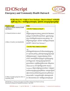 Microsoft Word - Episode 11 - Immunizations - Khmer Script