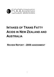 Microsoft Word - Trans Fatty Acids in the Australia and New Zealand Food Supply - Att 1.doc