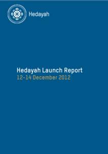 Hedayah Launch Report[removed]December 2012 Hedayah Launch Report Page 1  CENTER LAUNCH REPORT