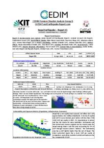 Seismic hazard / Nepal / Geology / Earth / April 2011 Fukushima earthquake / Sikkim earthquake / Asia / Seismology / Earthquakes
