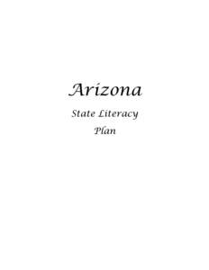 Arizona State Literacy Plan Arizona State Literacy Plan John Huppenthal