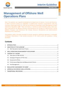 N[removed]GL0936 - Management of Offshore Well Operations Plans - Interim Guideline