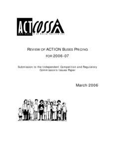 Microsoft Word - ACTCOSS submission on Issues Paper 21 March 2006.doc