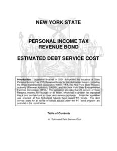 Microsoft Word - Intro PIT Estimated Debt Service Costs.doc