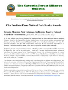 The Catoctin Forest Alliance Bulletin Newsletter of the CFA Vol. 4