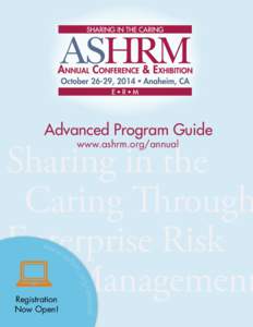 Advanced Program Guide  Sharing in the Caring Through Enterprise Risk Management