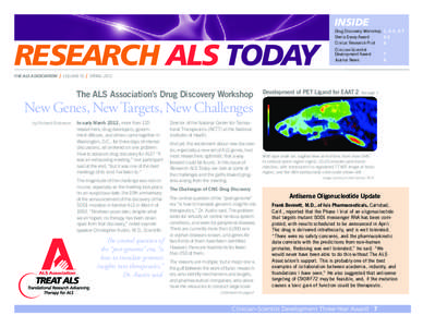 INSIDE  RESEARCH ALS TODAY THE ALS ASSOCIATION  VOLUME 10