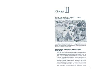 Chapter  11 ISRAELI SETTLEMENTS IN THE OCCUPIED PALESTINIAN TERRITOR Y