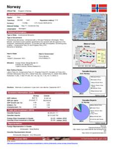 Norway Official Title Kingdom of Norway  General Information: