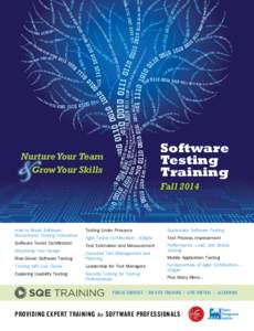 Software Testing Training Nurture Your Team Grow Your Skills