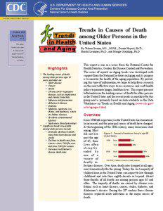 Trends in Causes of Death among Older Persons in the United States (October 2005)