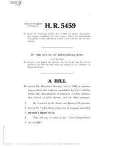 I  114TH CONGRESS 2D SESSION  H. R. 5459