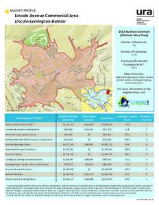 MARKET PROFILE  Lincoln Avenue Commercial Area Lincoln-Lemington-Belmar 2015 Business Summary (2 Minute Drive Time)