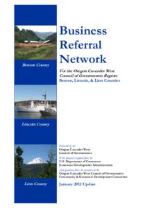 Benton County  Business Referral Network For the Oregon Cascades West