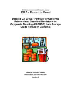 Fuel Pathway For RFG (G2) From California Crude And Refined In California