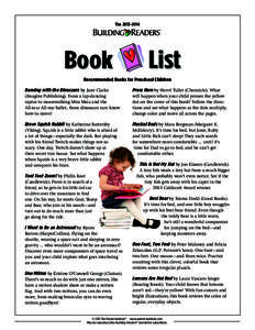 Building Readers®  (Reading Readiness) Book List — 