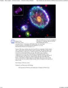 Chandra :: Photo Album :: Cartwheel Galaxy :: Cartwheel Galax...