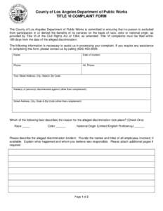 Microsoft Word - Title VI Complaint Form.2012