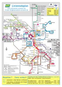 Liniennetzplan  Nahverkehr Schwerin GmbH Mitglied der