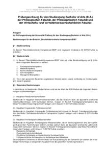 Nichtamtliche Lesefassung des JSL Vom 11. OktoberAmtliche Bekanntmachungen Jg. 36, Nr. 50, S. 351–521) in der Fassung vom 27. SeptemberAmtliche Bekanntmachungen Jg. 42, Nr. 91, S. 635–685) Prüfungsordn