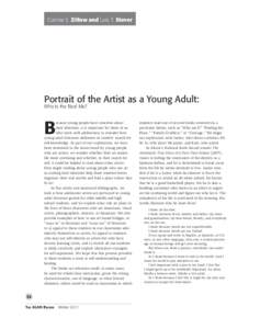 ALAN v38n2 - Portrait of the Artist as a Young Adult: Who is the Real Me?