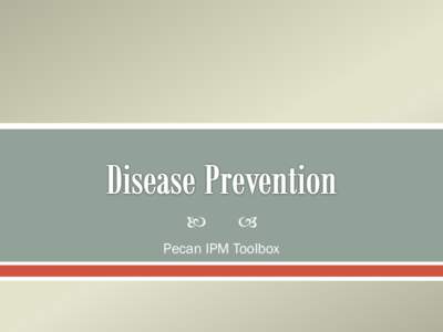    Pecan IPM Toolbox