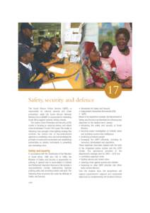 [removed]South Africa Yearbook: 17 - Safety, security and defence