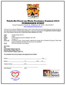 Smalltown Idol Registration Form