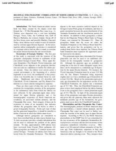 Geology / Tektite / Georgiaite / Stratigraphy / Bediasite / Chesapeake Bay impact crater / Eocene / Biostratigraphy / Micropaleontology / Glass / Paleontology / Fossils