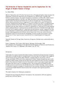 Upper Paleolithic / Stone Age Europe / Lithics / Châtelperronian / Neanderthal / Aurignacian / Prehistory / Mousterian / Behavioral modernity / Paleolithic / Stone Age / Pleistocene