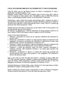 UJITJA, KULLIMI DHE MBROJTJA NGA PERMBYTJET E TOKAVE BUJQESORE Ujitja dhe kullimi janë një nga faktorët kryesorë me ndikim të drejtperdrejtë në rritjen e qëndrueshme të prodhimit bujqësor në vend. Megjithëse 