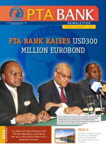 PTA Bank  the eastern and southern african trade and development bank  newsletter