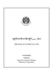 Food Act of Bhtan 2005_English version_