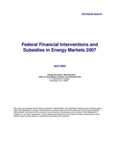 Technology / Taxation / Energy policy / Renewable energy commercialization / Energy subsidies / Public economics / Energy Policy Act / Energy development / Energy Information Administration / Subsidies / Energy economics / Energy