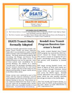 DSATS IN DETAIL Volume 5, Issue 11 November 2010  
