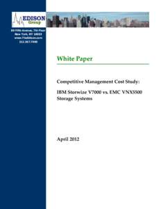 Edison IBM Storwize V7000 CMCS White Paper