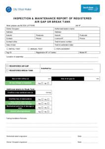 Backflow Test Report REG BT AG template_CWW SEW