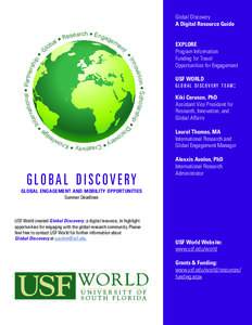 Global Discovery A Digital Resource Guide l • Partne ationa rsh