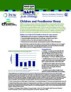 www.makeourfoodsafe.org  THE CENTER FOR FOODBORNE ILLNESS RESEARCH & PREVENTION