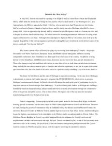 Detroit River / Geography of the United States / Culture of Detroit /  Michigan / Detroit /  Michigan / Canada–United States border / Detroit / Elijah McCoy / Belle Isle Park / Dan Gilbert / Geography of Michigan / Michigan / Metro Detroit