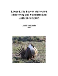 MLT Watershed Monitoring and Standards and Guidelines Report