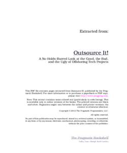 Outsourcing / Economics / Globalization / Management / Telecommuting / Offshore outsourcing / International economics / Offshoring / Business