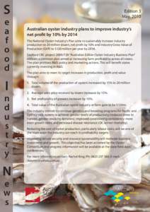 Seafood Industry News Edition 3_oyster industry plan.indd